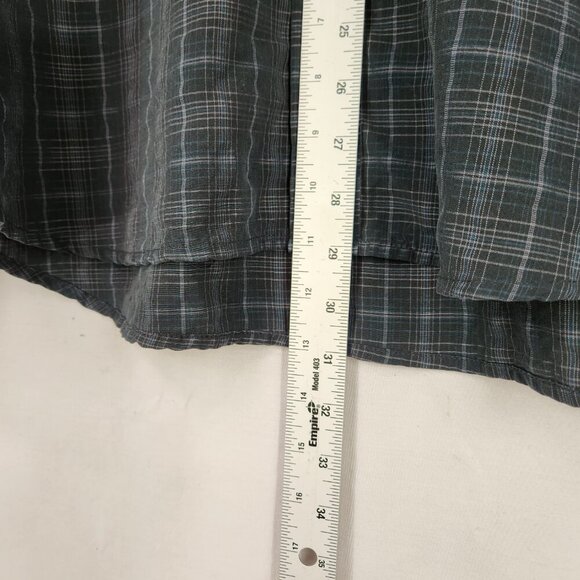 Columbia Button Down Shirt Men's Large Blue Gray Long Sleeve Casual Business - Picture 4 of 6